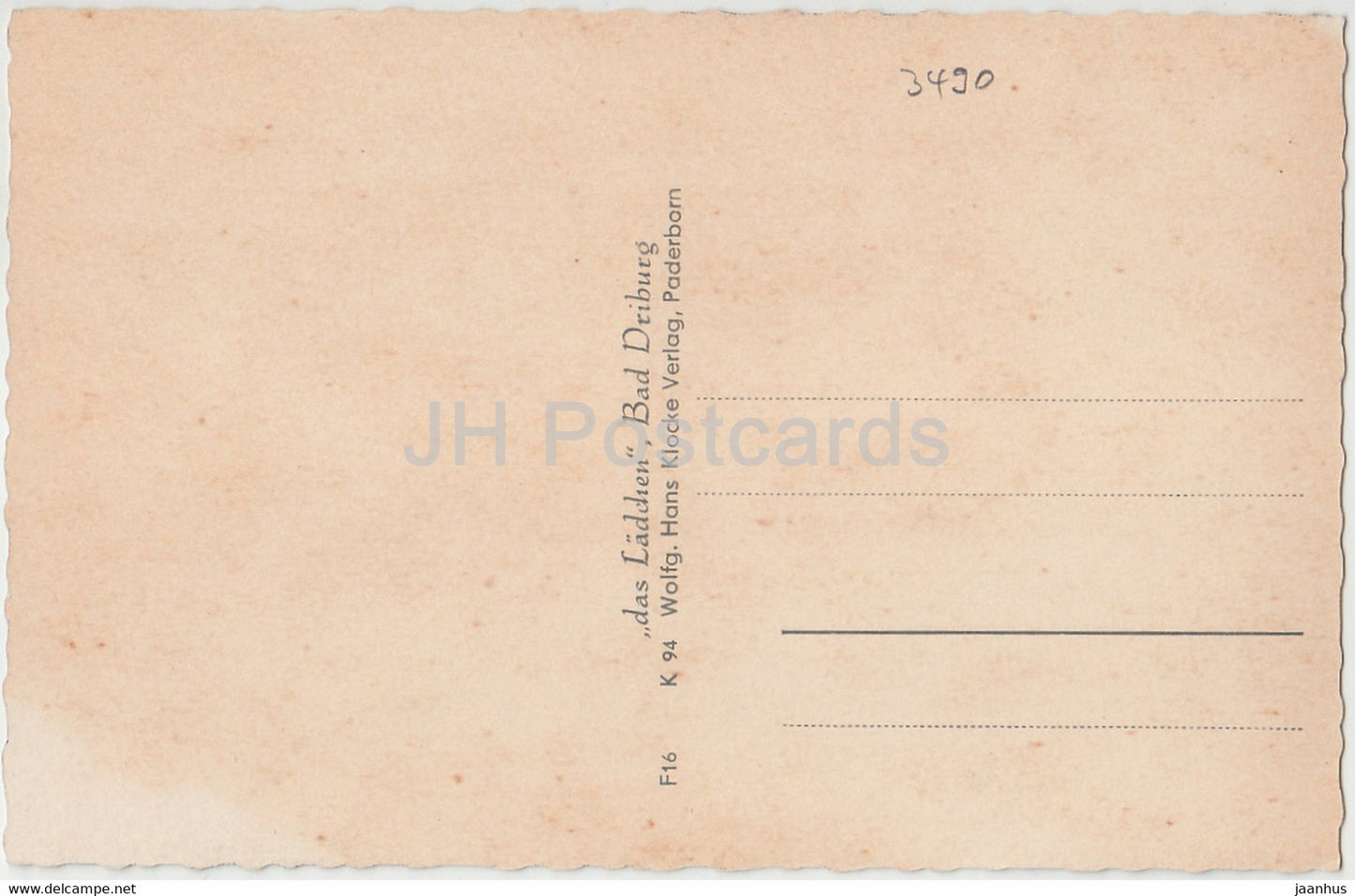 Gruss aus Bad Driburg - Liegewiese - Trink u Wandelhalle - Kurhotel Kurhauser - Minigolfplatz - golf - Allemagne - inutilisé