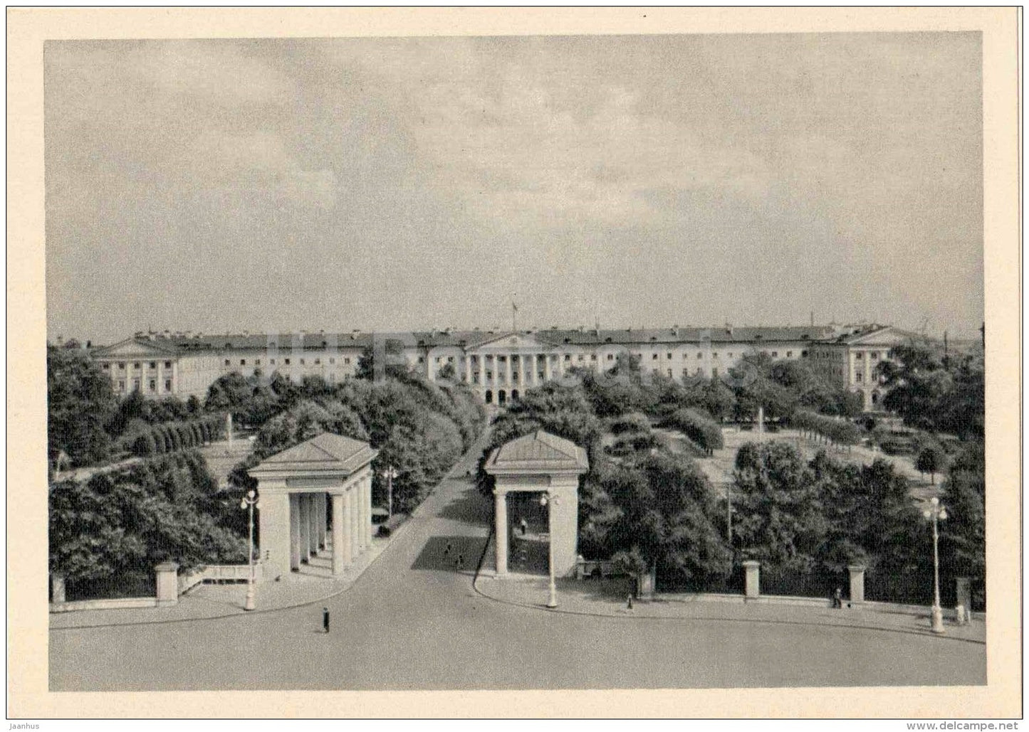 general view - Smolny - Leningrad - St. Petersburg - 1964 - Russia USSR - unused - JH Postcards