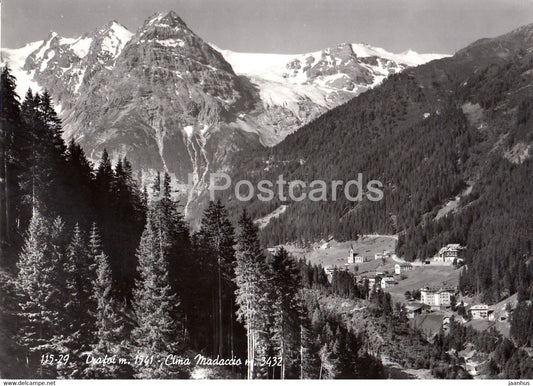 Trafoi 1541 m - Cima Madaccio 3432 m - 1976 - Italy - Italia - unused - JH Postcards