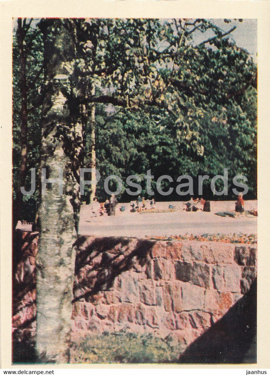Palanga - The streets of Palanga are Gay With Flowers and Verdure - 1 - Lithuania USSR - unused - JH Postcards