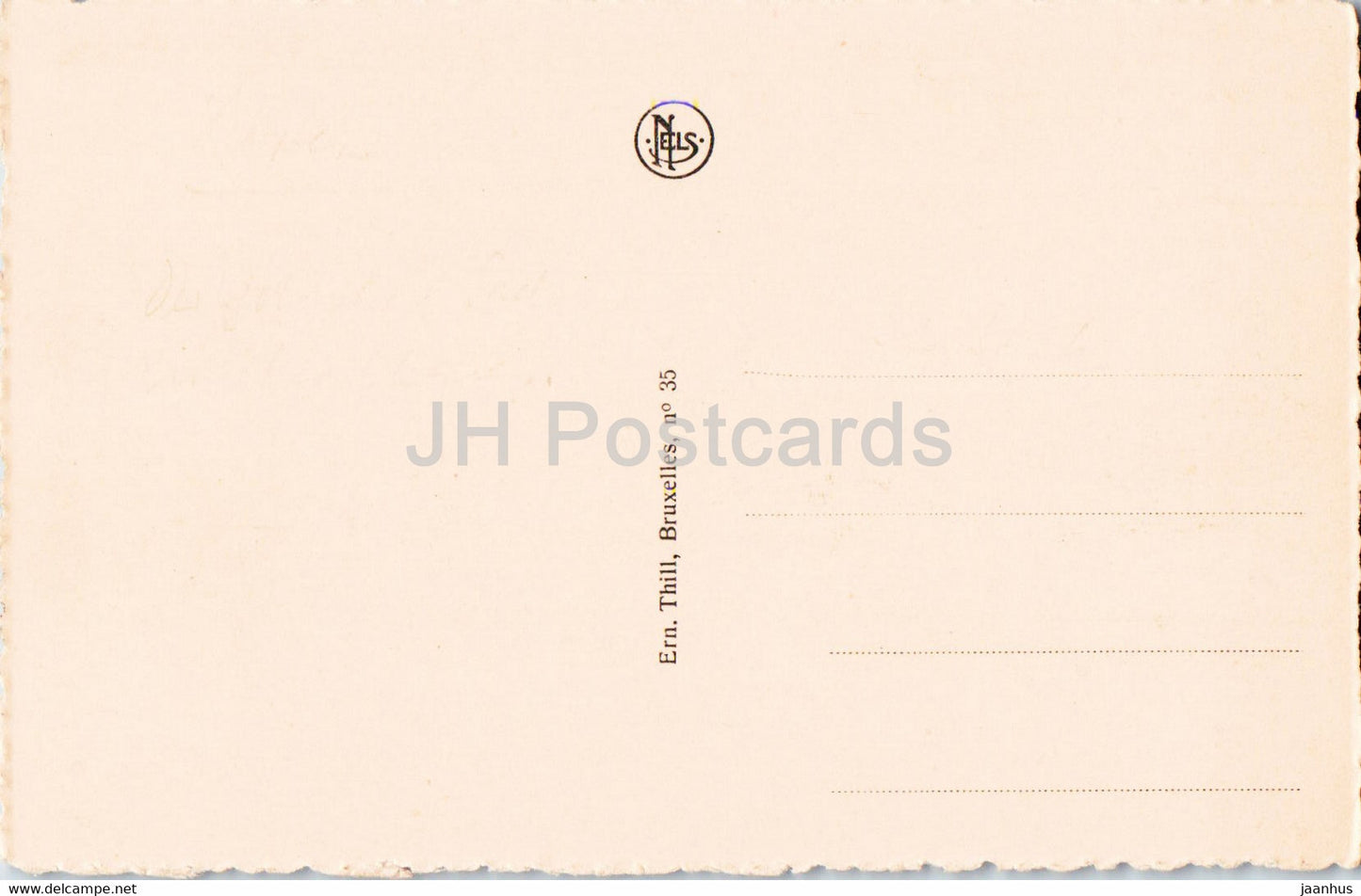 Louvain - Louvain - Intérieur de l'Hôtel de Ville - Salle Gothique - carte postale ancienne - Belgique - inutilisée