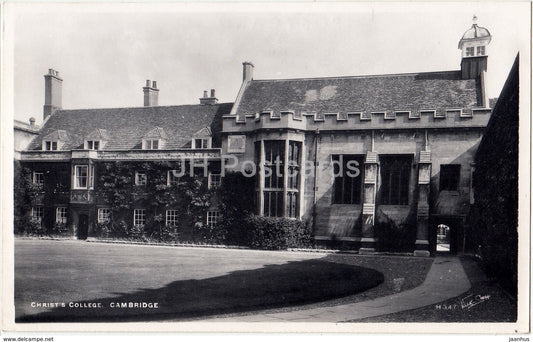 Cambridge - Christ' s College - H 347 - 1961 - United Kingdom - England - used - JH Postcards