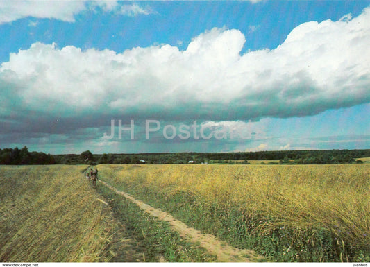 Plyos - Road to Poroshino - 1984 - Russia USSR - unused - JH Postcards