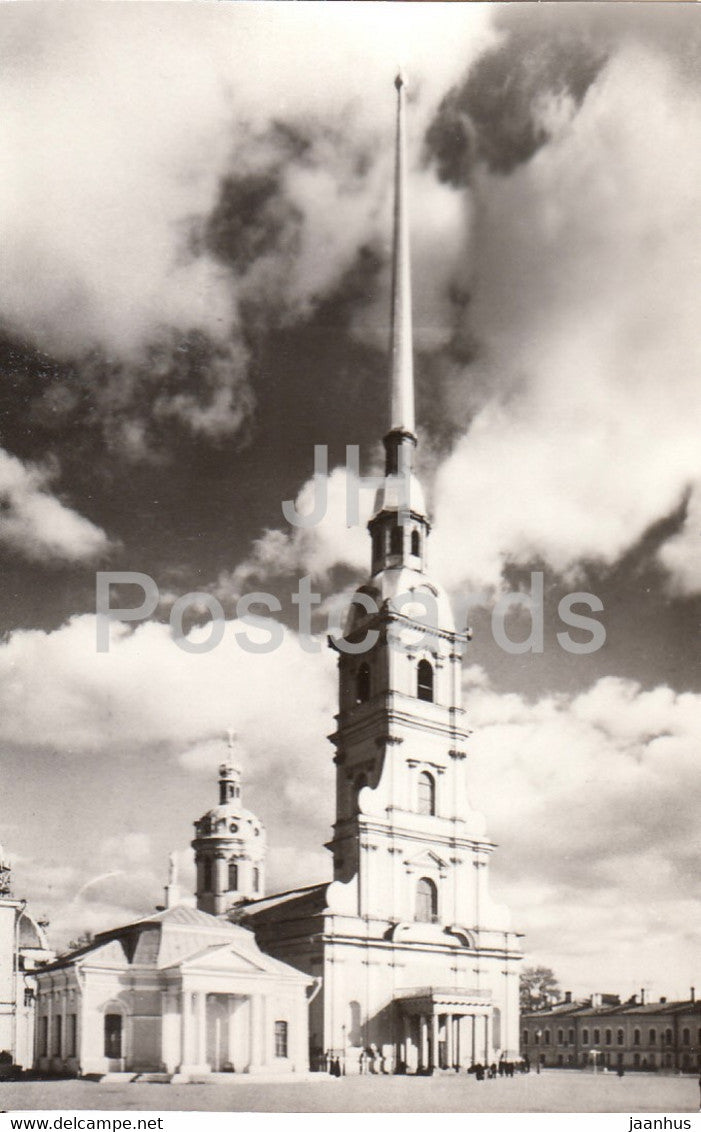 Leningrad - St Petersburg - Peter and Paul Fortress - cathedral - 1985 - Russia USSR - unused - JH Postcards