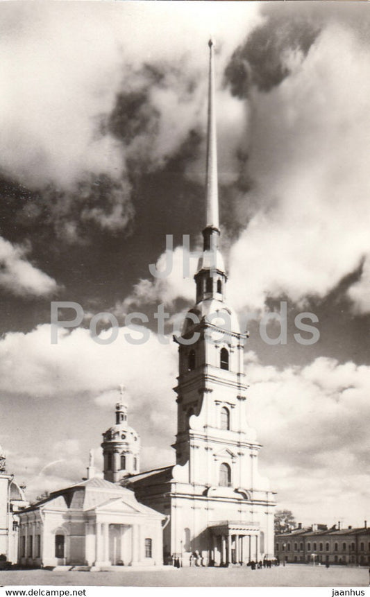 Leningrad - St Petersburg - Peter and Paul Fortress - cathedral - 1985 - Russia USSR - unused - JH Postcards