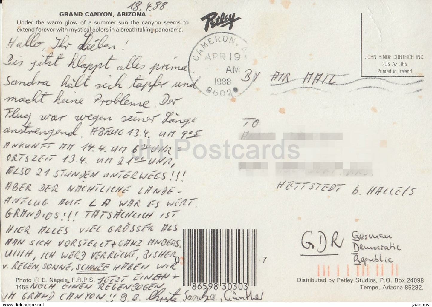 Crand Canyon - 1988 - USA - used