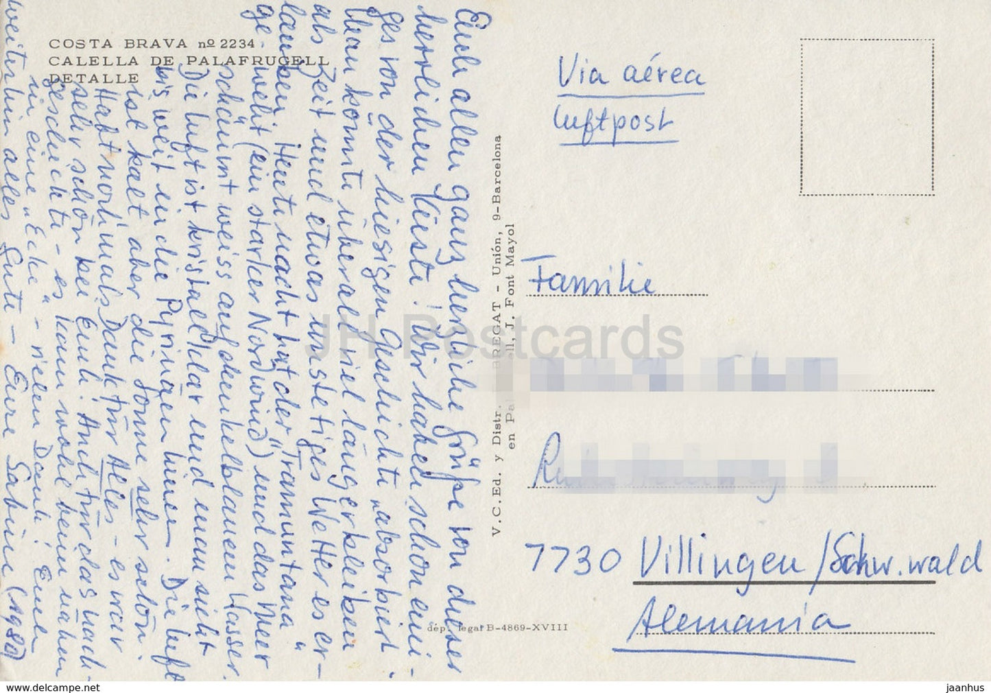 Costa Brava - Callela de Palafrugell - 2234 - Espagne - occasion