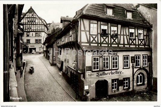 Eisenach - Luther Haus - Lutherkeller - 282 - old postcard - Germany - unused - JH Postcards