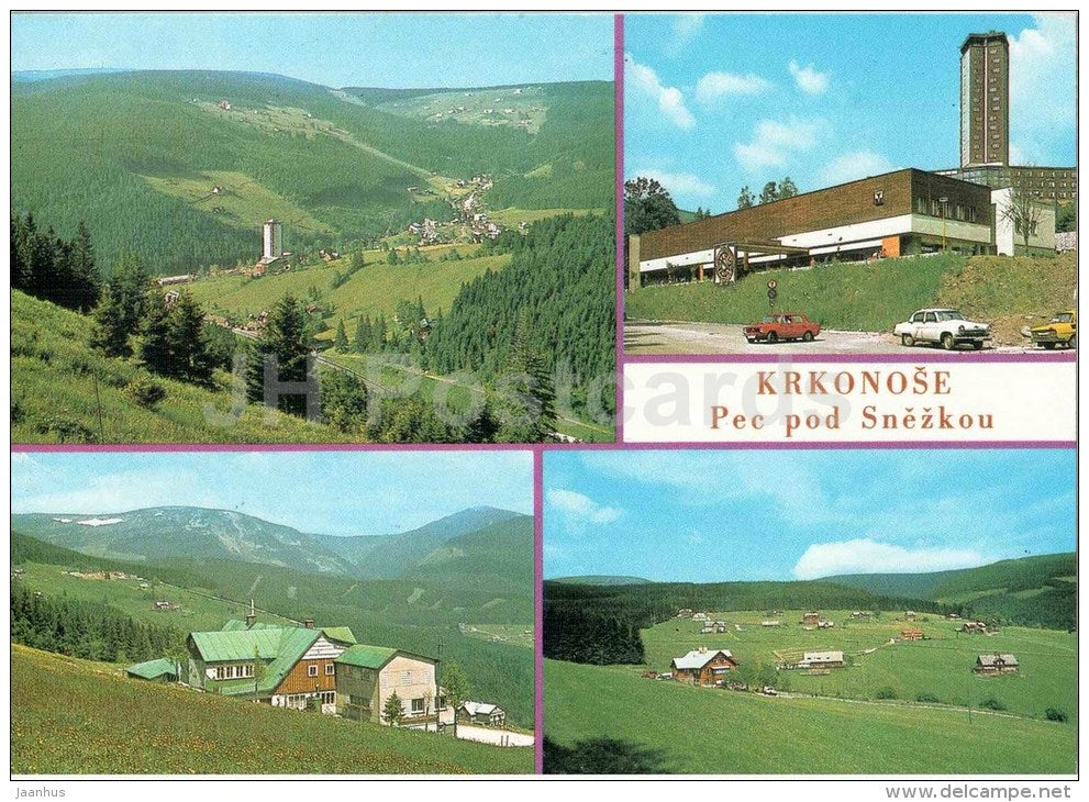Pec Pod Snezkou - Krkonose - interhotel Horizont - Tepna Nachod cottage Czechoslovakia - Czech - unused - JH Postcards