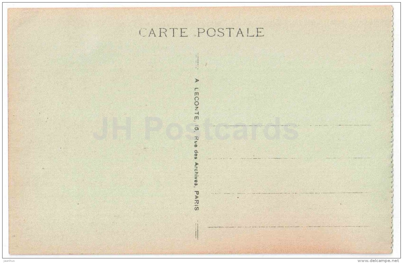 Perspective sur le Carrousel - Perspective from Carrousel - 25 - Paris - France - unused - JH Postcards