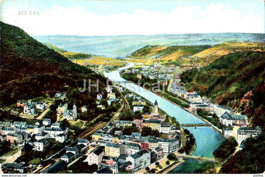 Bad Ems - old postcard - 1912 - Germany - used - JH Postcards