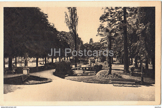 Niort - Les Jardins de la Breche - 1 - old postcard - France - unused - JH Postcards