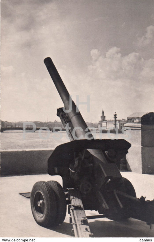 Midday Shot Cannon - Peter and Paul Fortress Museum - Leningrad - St Petersburg - 1966 - Russia USSR - unused - JH Postcards