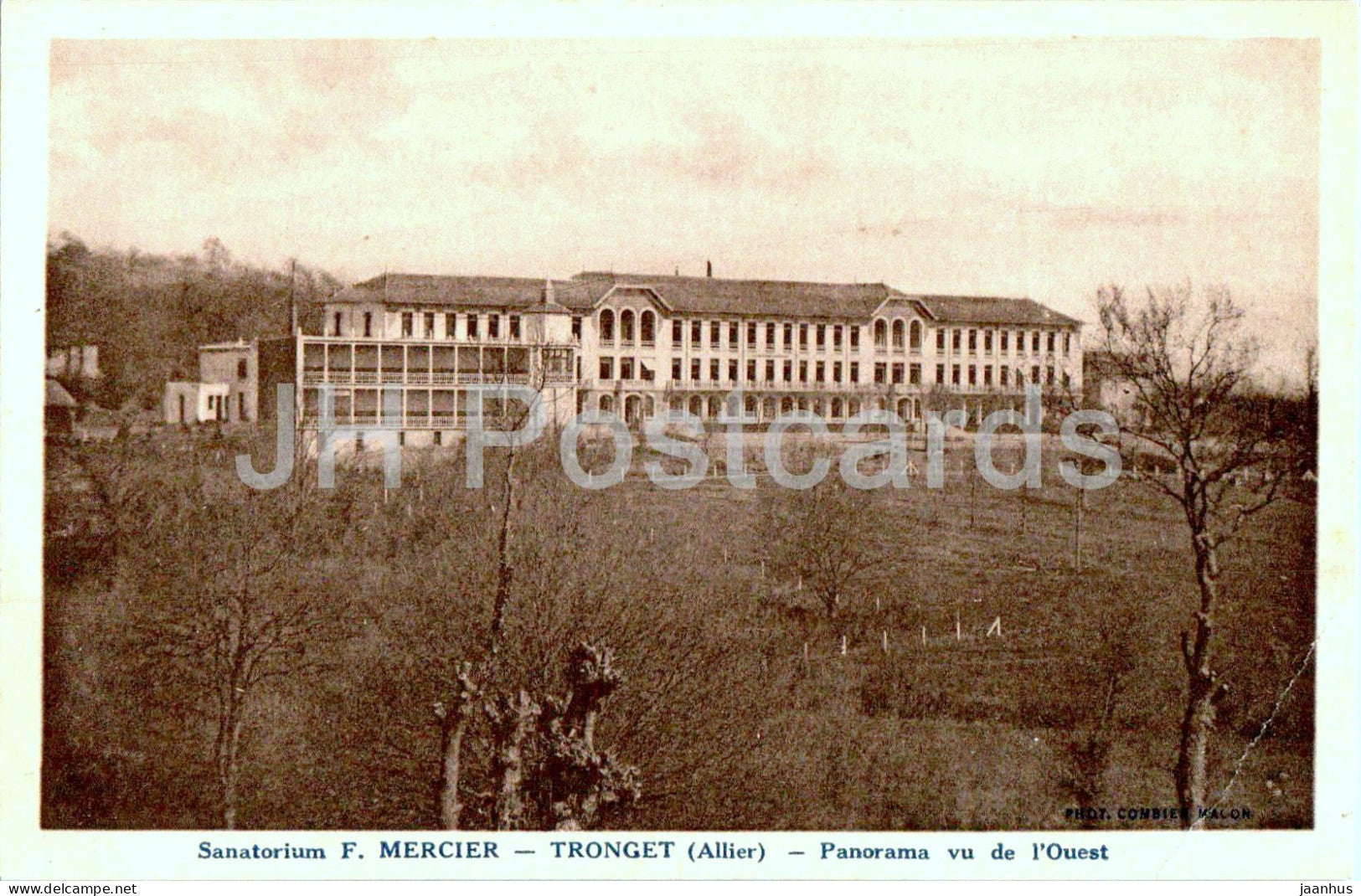 Sanatorium F. Mercier - Tronget - Panorama vu de l'Ouest - old postcard - 1938 - France - used - JH Postcards