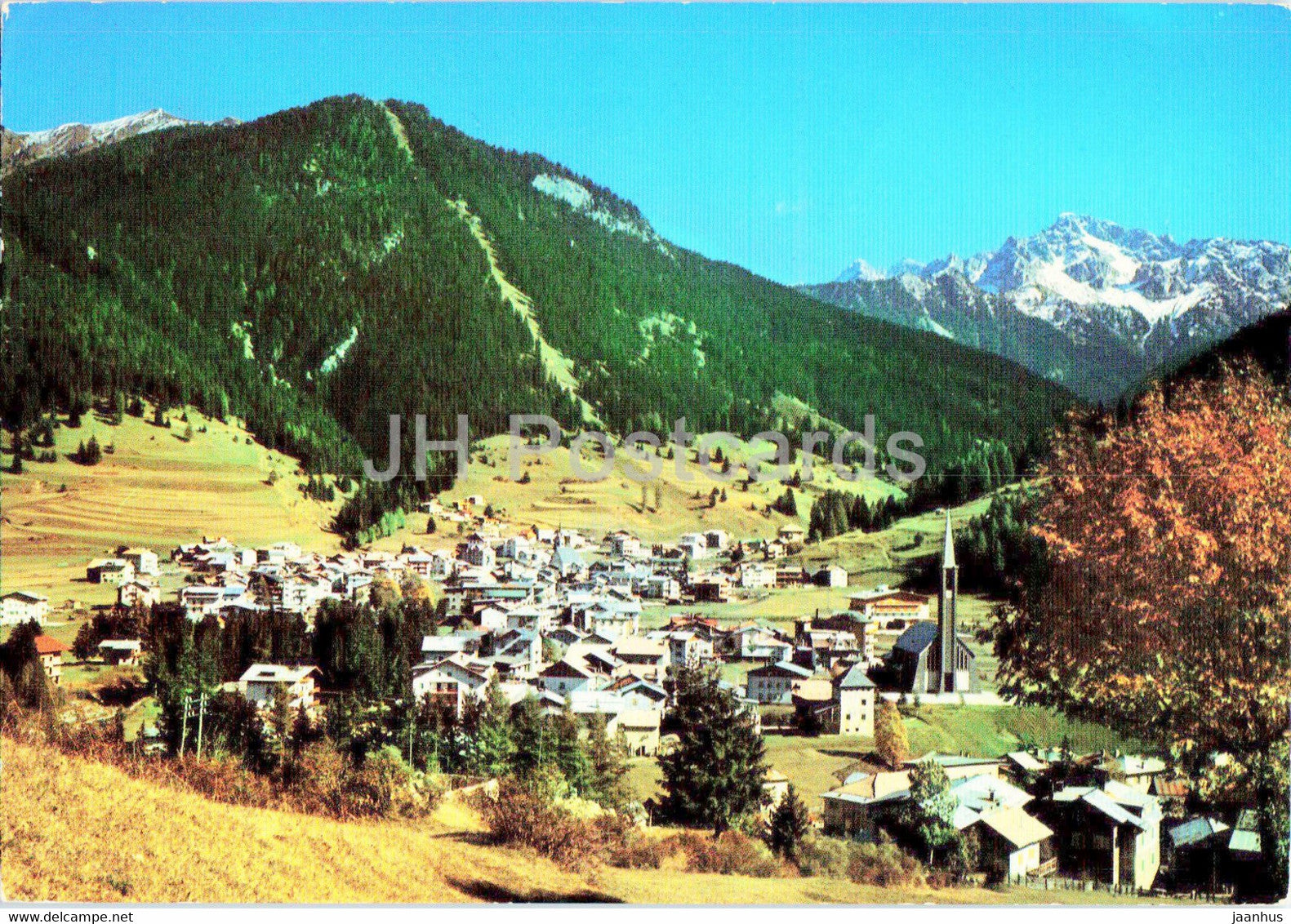 Pozza di Fassa 1300 m - Dolomiti - 53.55 - 1973 - Italy - used - JH Postcards