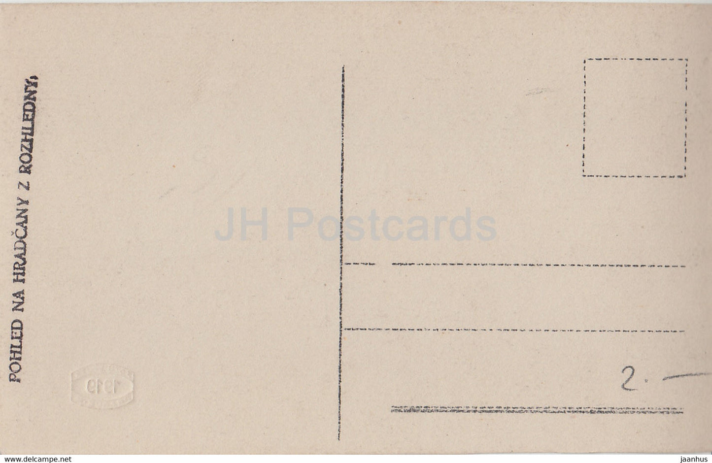 Praha - Prague - Pohled na Hradcany z Rozhledny - 296 - old postcard - Czech Republic - unused