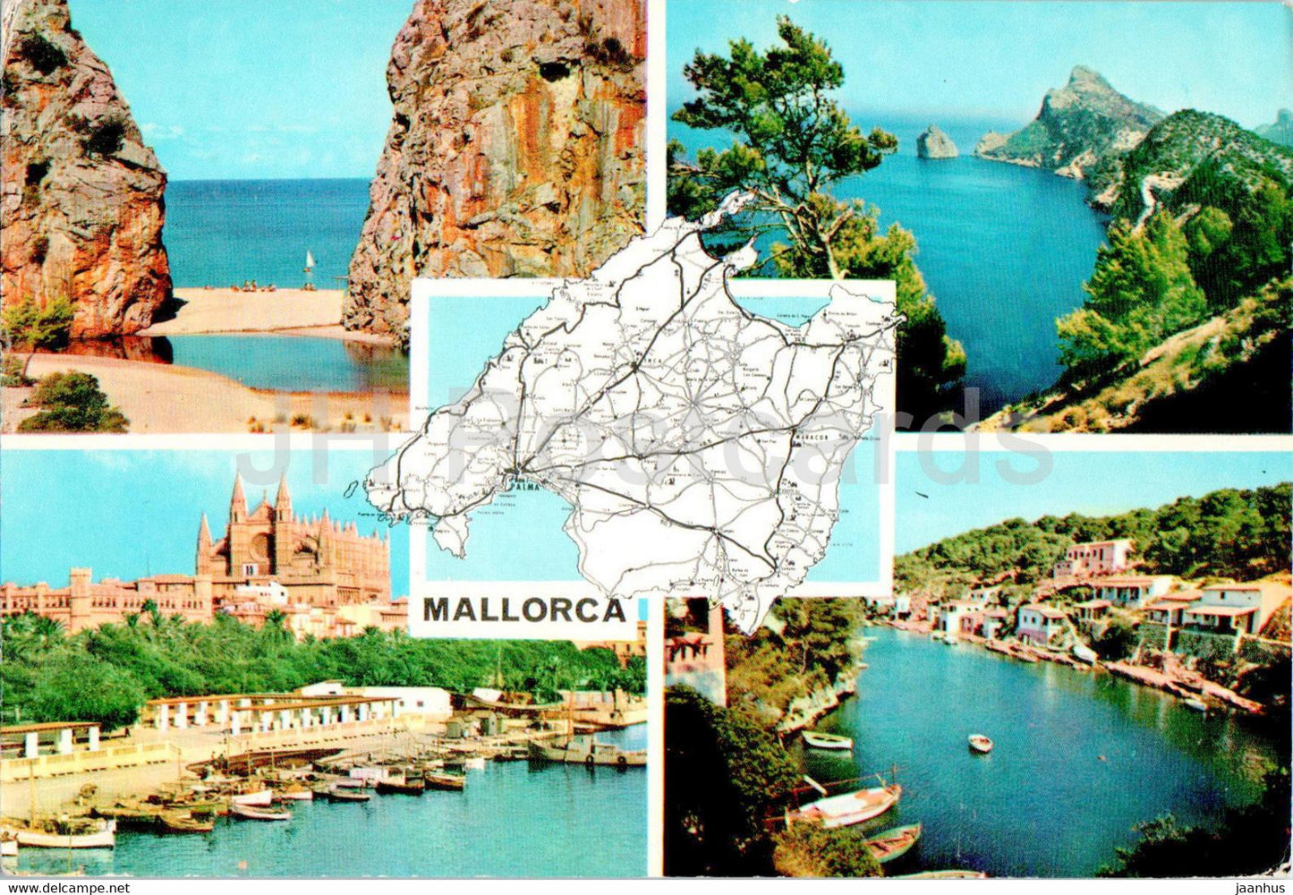 Mallorca - multiview - 50065 - Spain - used - JH Postcards