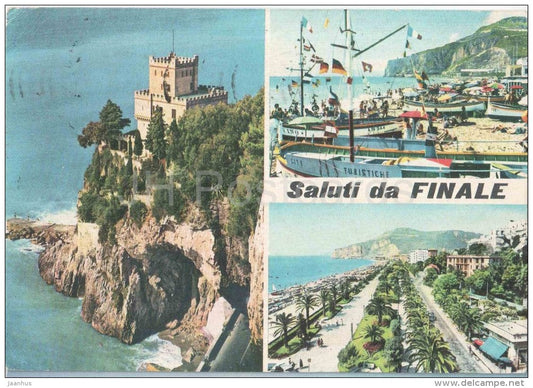 Saluti da Finale - Finale Ligure - Savona - Liguria - F. 24 - Italia - Italy - used - JH Postcards