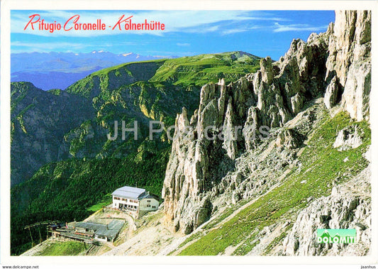 Rifugio Coronelle - Kolnerhutte - 1998 - Italy - used - JH Postcards