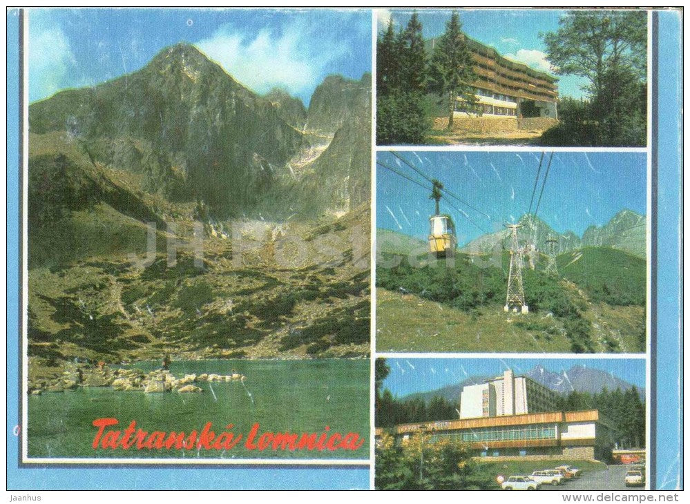 Tatranska Lomnica - Vysoke Tatry - High Tatras - Czechoslovakia - Slovakia - used - JH Postcards