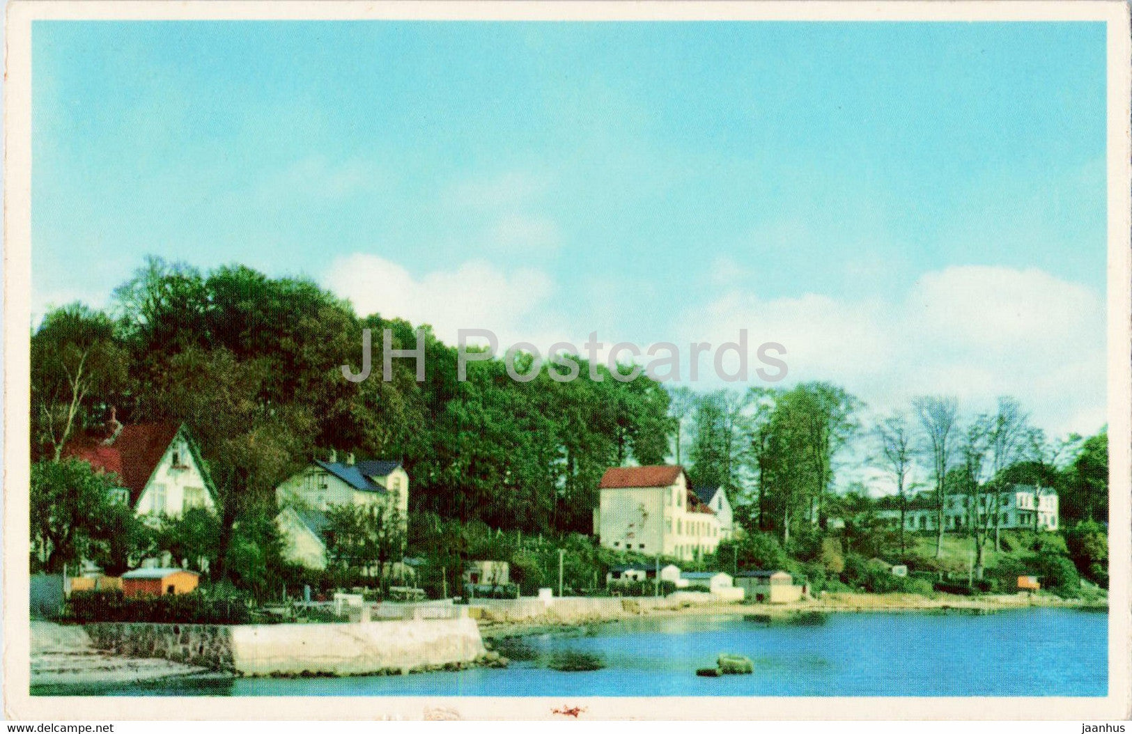 Kollund - old postcard - 1958 - Denmark - used - JH Postcards