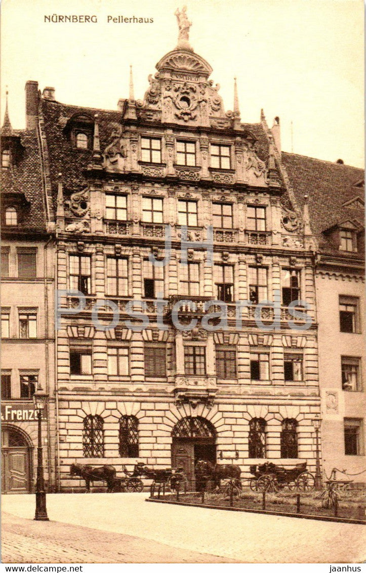 Nurnberg - Nuremberg - Pellerehaus - W. H. D. 2266 - old postcard - Germany - unused - JH Postcards