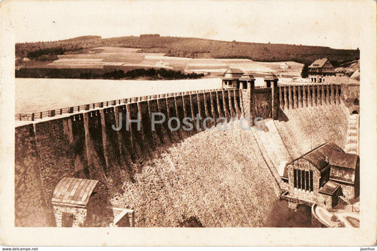Listertalsperre bei Listernohl i W - Zug Post - train mail - 1916 - old postcard - Germany - used - JH Postcards