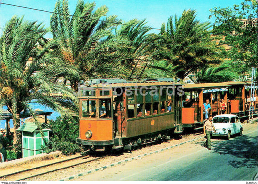 Mallorca - Puerto de Soller - trams - Spain - unused - JH Postcards