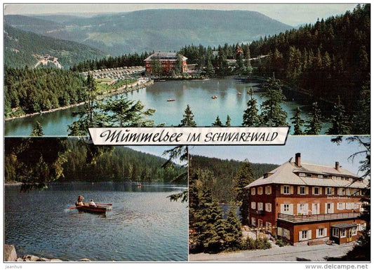 Mummelsee im Schwarzwald - Berghotel Mummelsee - 3119 - Germany - ungelaufen - JH Postcards