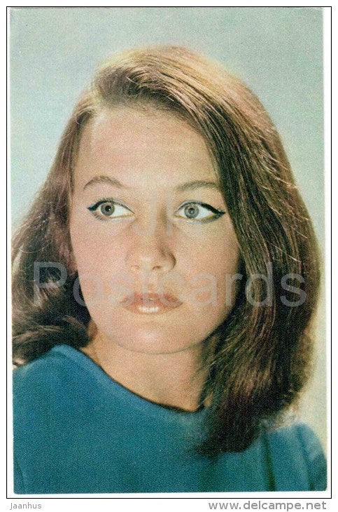 G. Yatskina - Soviet Russian Movie Actress - 1972 - Russia USSR - unused - JH Postcards