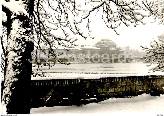Praha - Prague - Narodni Divadlo v zime - National Theater in winter - Czech Republic - Czechoslovakia - unused - JH Postcards