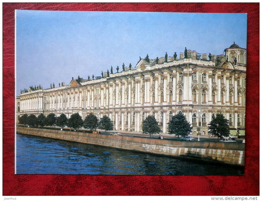 Leningrad - St. Petersburg - the Hermitage - 1986 - Russia - USSR - unused - JH Postcards