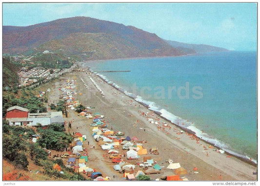 beach near Rybachya village - Alushta - Crimea - Krym - postal stationery - 1978 - Ukraine USSR - unused - JH Postcards