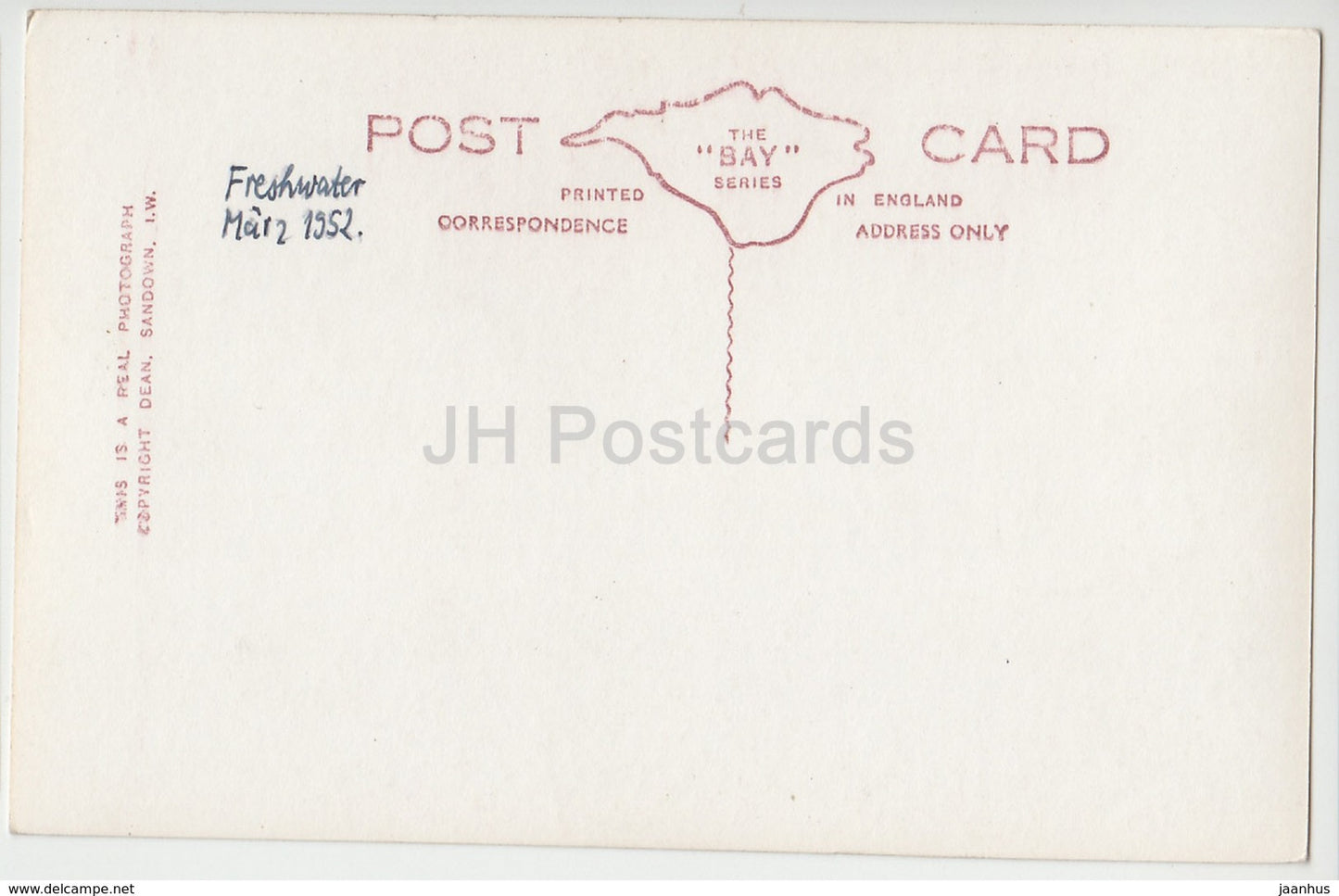 Freshwater - Tennyson' s Cross - D.841 - 1952 - United Kingdom - England - used