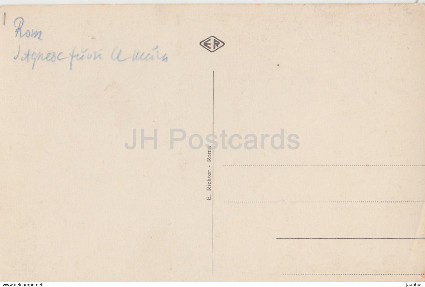 Roma - Rome - view - old postcard - Italy - unused