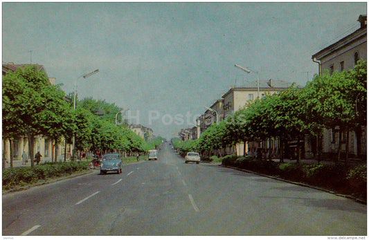 streets - Velikiye Luki - 1975 - Russia USSR - unused - JH Postcards