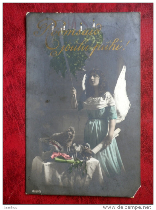 Christmas Card - Angel - 6326/5 - circulated in 1923 - Estonia - used - JH Postcards