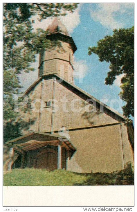 Old Chapel of Turaida - Sigulda - 1979 - Latvia USSR - unused - JH Postcards