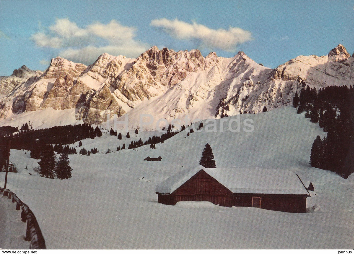 Mountain view - 4128 - 1973 - Switzerland - used - JH Postcards