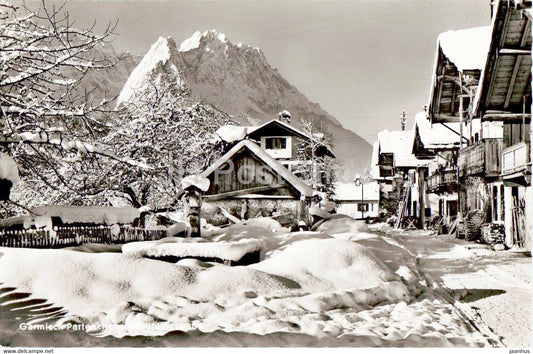 Garmisch Partenkirchen - Fruhlingstrasse - old postcard - Germany - unused - JH Postcards