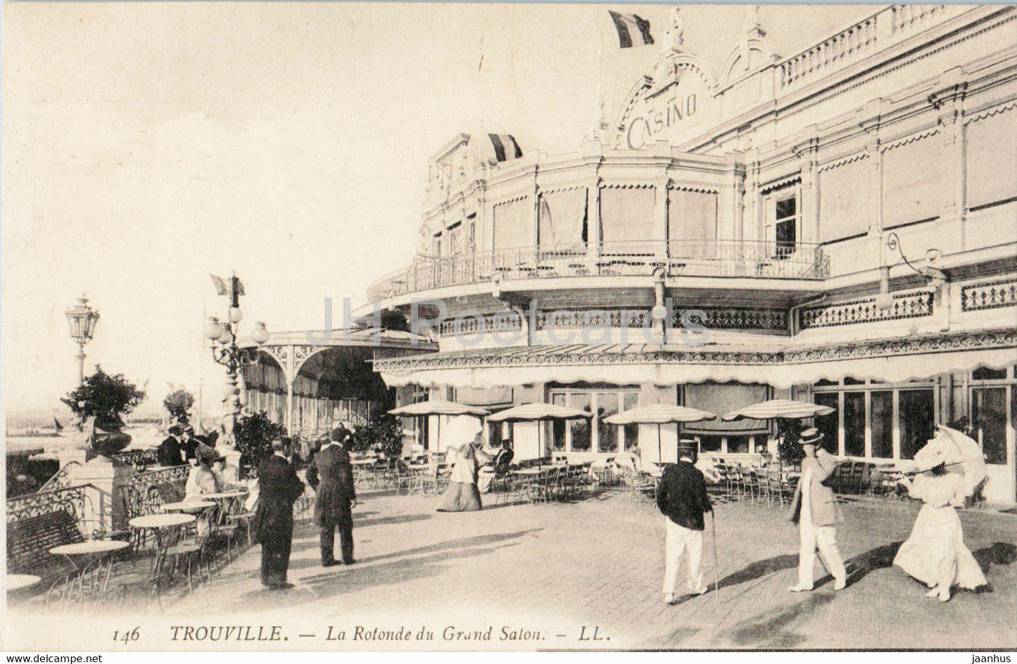 Trouville - La Rotonde du Grand Salon - 146 - old postcard - France - unused - JH Postcards