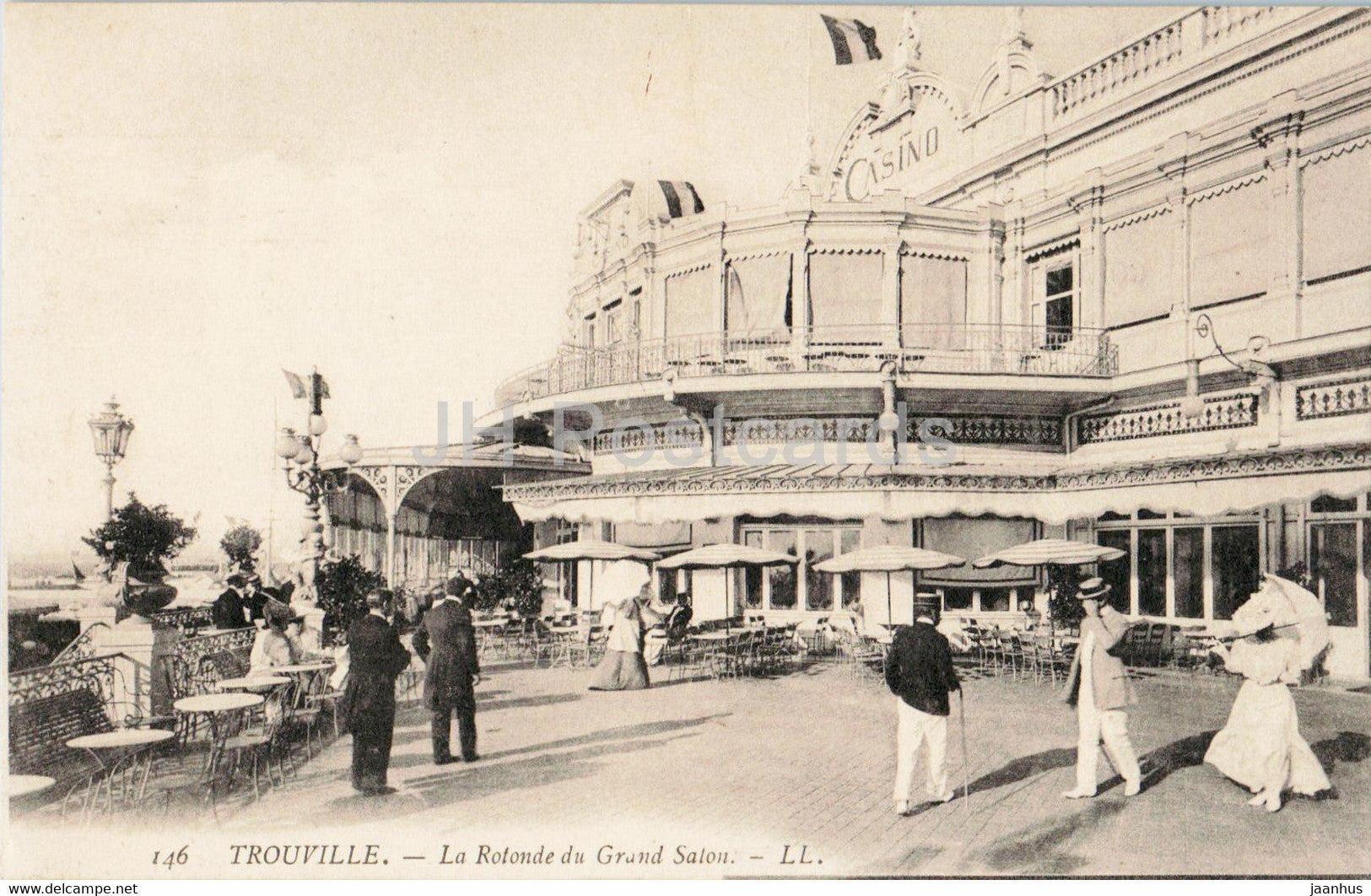 Trouville - La Rotonde du Grand Salon - 146 - old postcard - France - unused - JH Postcards