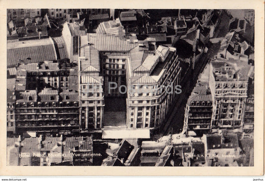 Brussels - Bruxelles - Hotel Plaza - S.A.B.E.P.A. - old postcard - Belgium - unused - JH Postcards