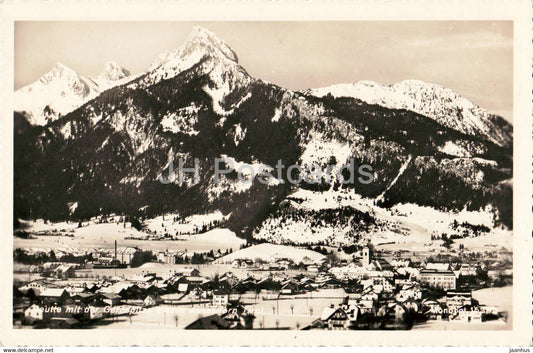 Reutte mit der Gernspitze - old postcard - Austria - used - JH Postcards