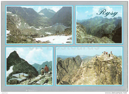 Rysy - Zabich valley - cottage - Vaha - Czechoslovakia - Slovakia - used 1992 - JH Postcards