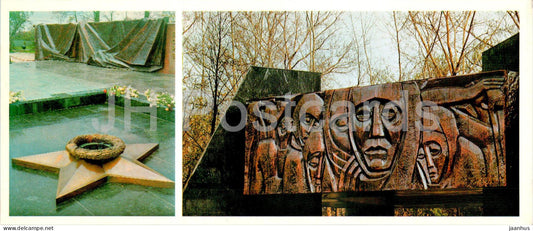 Vladimir - monument to heroes of WWII - 1976 - Russia USSR - unused - JH Postcards