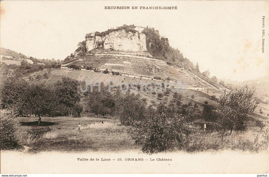 Vallee de la Loue - Orans - Le Chateau - castle - 15 - old postcard - 1903 - France - used - JH Postcards