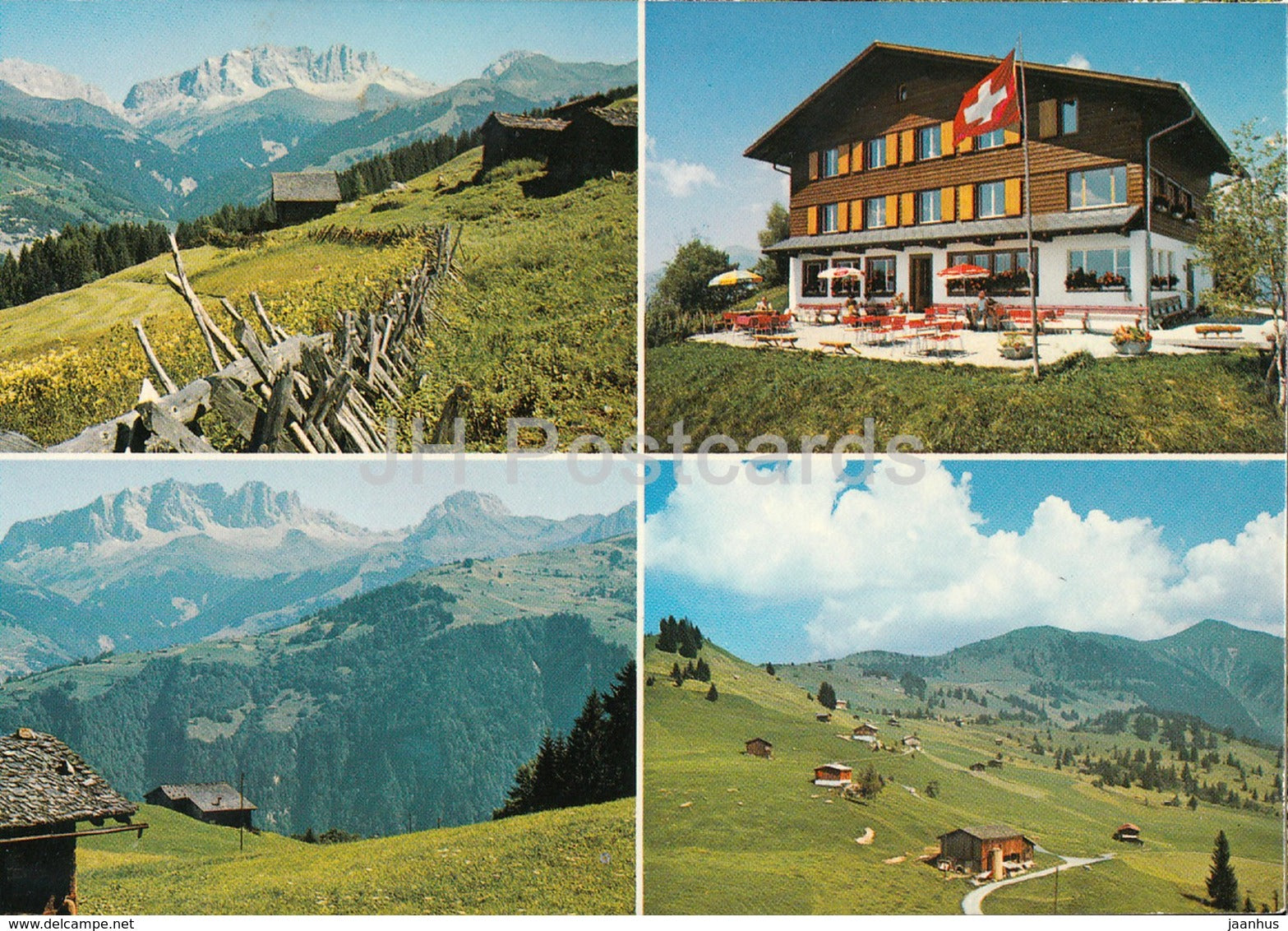 Berghaus Mottis Stels ob Schiers - Drusenfluh - Sulzfluh - Kreuz - Switzerland - unused - JH Postcards