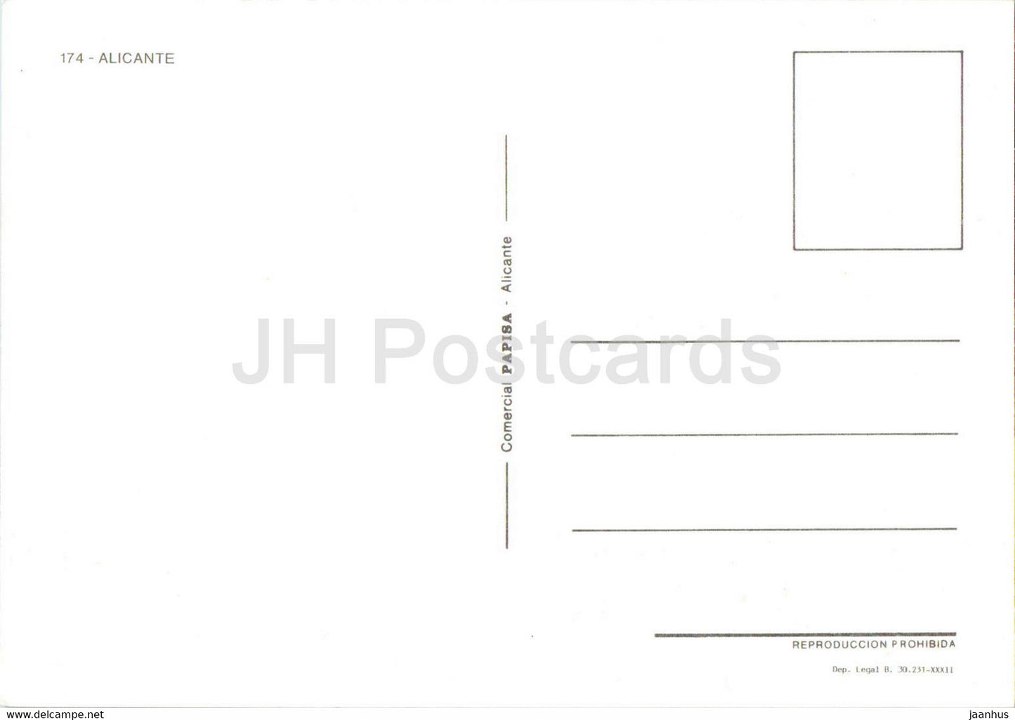 Recuerdo de Alicante - multiview - 174 - Spain - unused