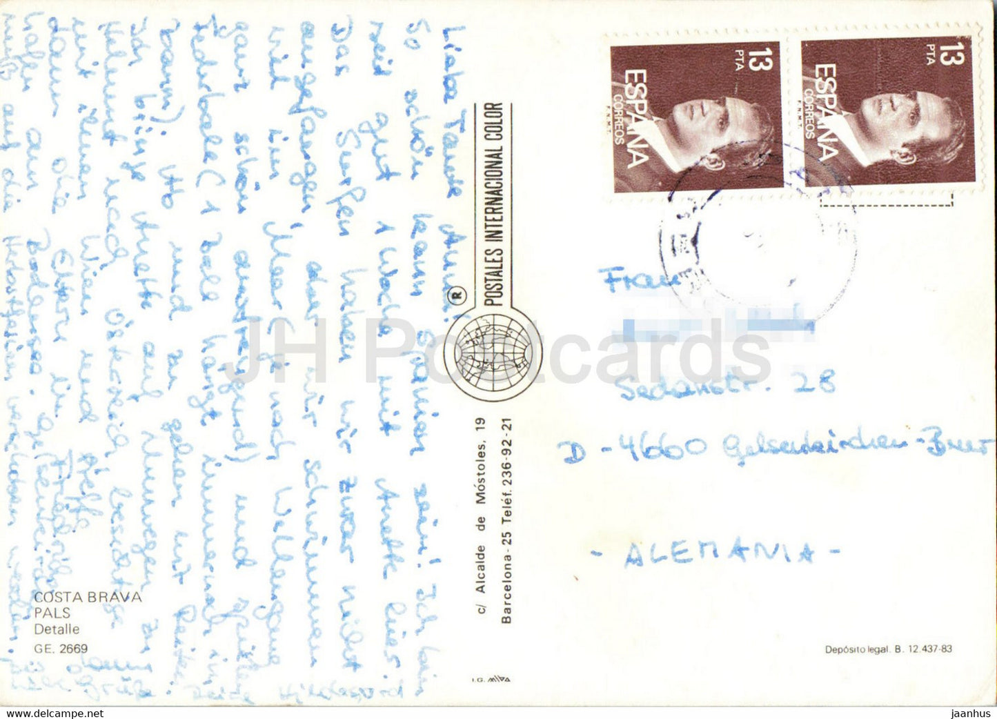 Costa Brava - Pals - 2669 - Spain - used